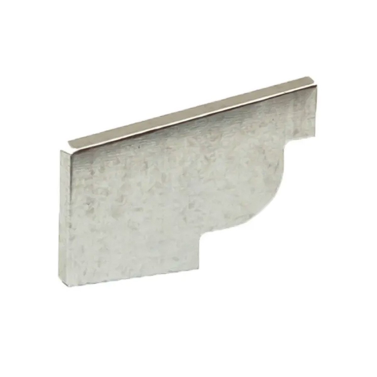 1 Cabeceira de Aço Galvanizado para Calha Moldura (Lado Direito/Esquerdo) - Imagem 1