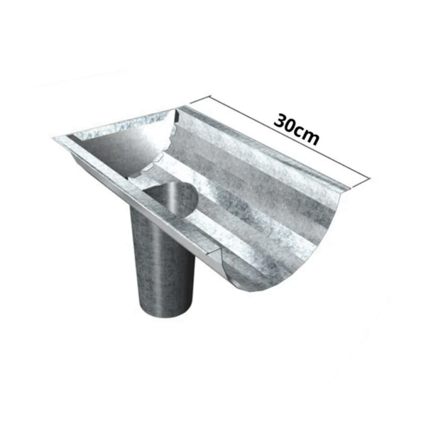 Terminal de Aço Galvanizado para Calha Platibanda