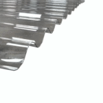 Telha de Policarbonato Ondulada Fumê Onda Alta Ajover