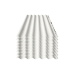 Kit 50 Telhas Fibrocimento Ondulada 2,44x1,10m 6mm - Brasilit