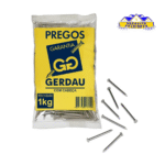 Prego com Cabeça (2.75" x 10 BWG) Pacote 1kg - Gerdau