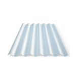 Kit 10 Telhas de Polipropileno Translúcida Ondulada 2,44m x 1,10m x 1,2mm