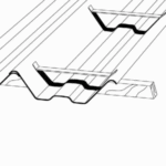 Tirante de Aço para Telha Canalete 90 / Kalhetão 90 - Imagem 2