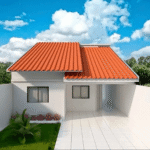 Telha de PVC Colonial Modelo Plan Terracota Afort - Imagem 2