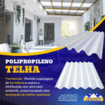 Telha de Polipropileno Ondulada Translúcida Atco - Imagem 3