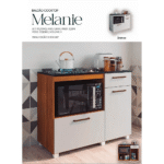 Balcão para Cooktop 5 Bocas Melanie - Branco - Imagem 2