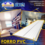 Forro PVC Branco Neve Liso - Aucti - Imagem 2