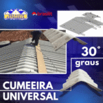 Cumeeira Universal para Telha de Fibrocimento Ondulada 30° 6mm - Brasilit - Imagem 2