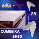 Cumeeira de Fibrocimento 75° para Telha Estrutural Kalheta - Brasilit - Imagem 2