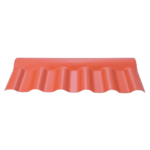 Cumeeira Central Articulada Plana PVC Colonial Terracota 88x37cm - Afort - Imagem 2
