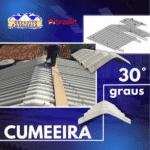 Cumeeira para Telha de Fibrocimento Ondulada 6mm 1,10m - Brasilit - Imagem 2