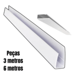 Rodaforro de PVC Modelo U/Terminal (Barra 3m) - Aucti - Imagem 2