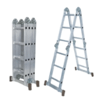 Escada Articulada de Alumínio 4x3 com 12 Degraus Multifuncional - Reisam