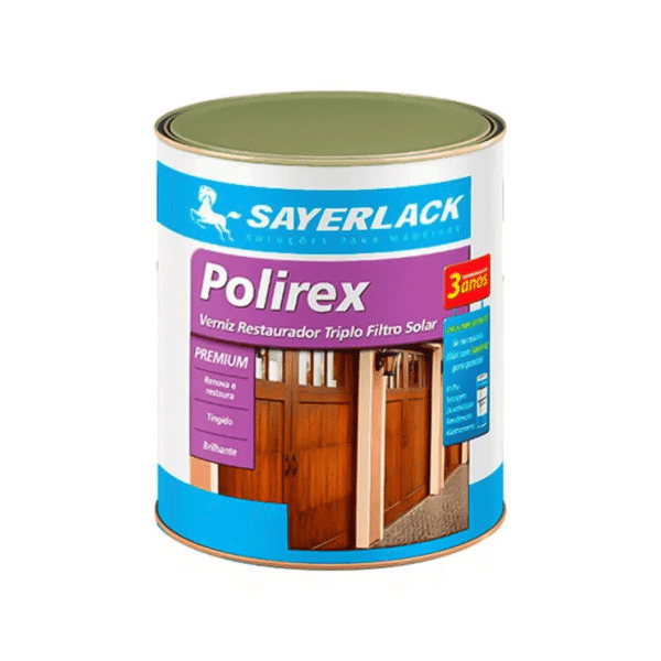Verniz Restaurador Polirex Triplo Filtro Solar Imbuia Lata - Sayerlack