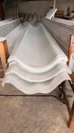 Telha Translúcida de Fibra de Vidro (PRFV) Modelo Onda 50