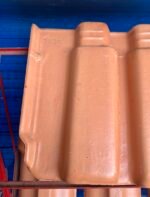 Telha Cerâmica Romana Vermelha Resinada - Imagem 2