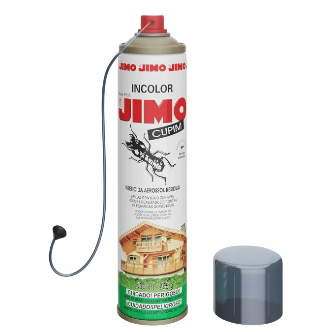 Inseticida Jimo Cupim Aerossol 400ml com Bico Injetor - Imagem 1