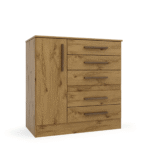 Cômoda 1 Porta e 4 Gavetas Taus