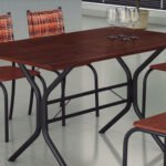 Tampo Salta para Mesa de Jantar 1,20m ou 1,40m em Ardósia Amadeirado