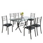 Tampo de Vidro para Mesa de Jantar Transparente Temperado