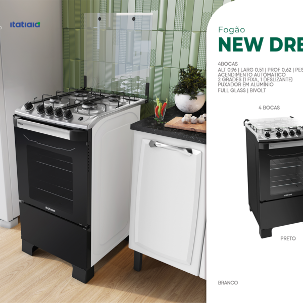 Fogão New Dream Inox