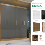 Guarda-Roupa Erick Freijo/Gris