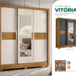 Guarda-Roupa Vitória com Espelho