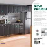 Cozinha Modulada Completa New Premium 2,80m em Aço