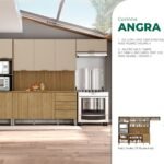 Balcão Angra 1,60 com Tampo