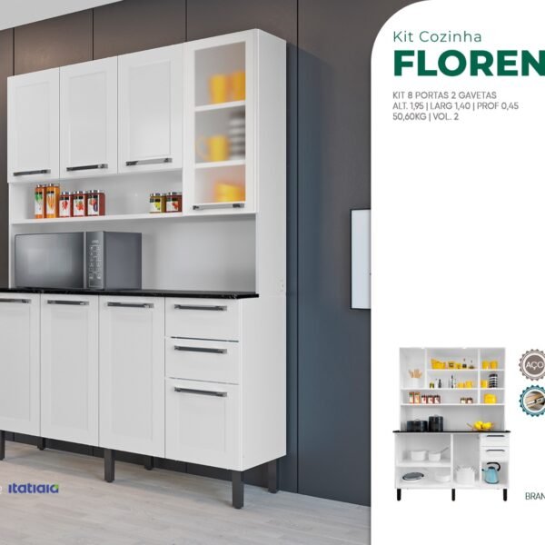 Kit Cozinha Florenca 1,40