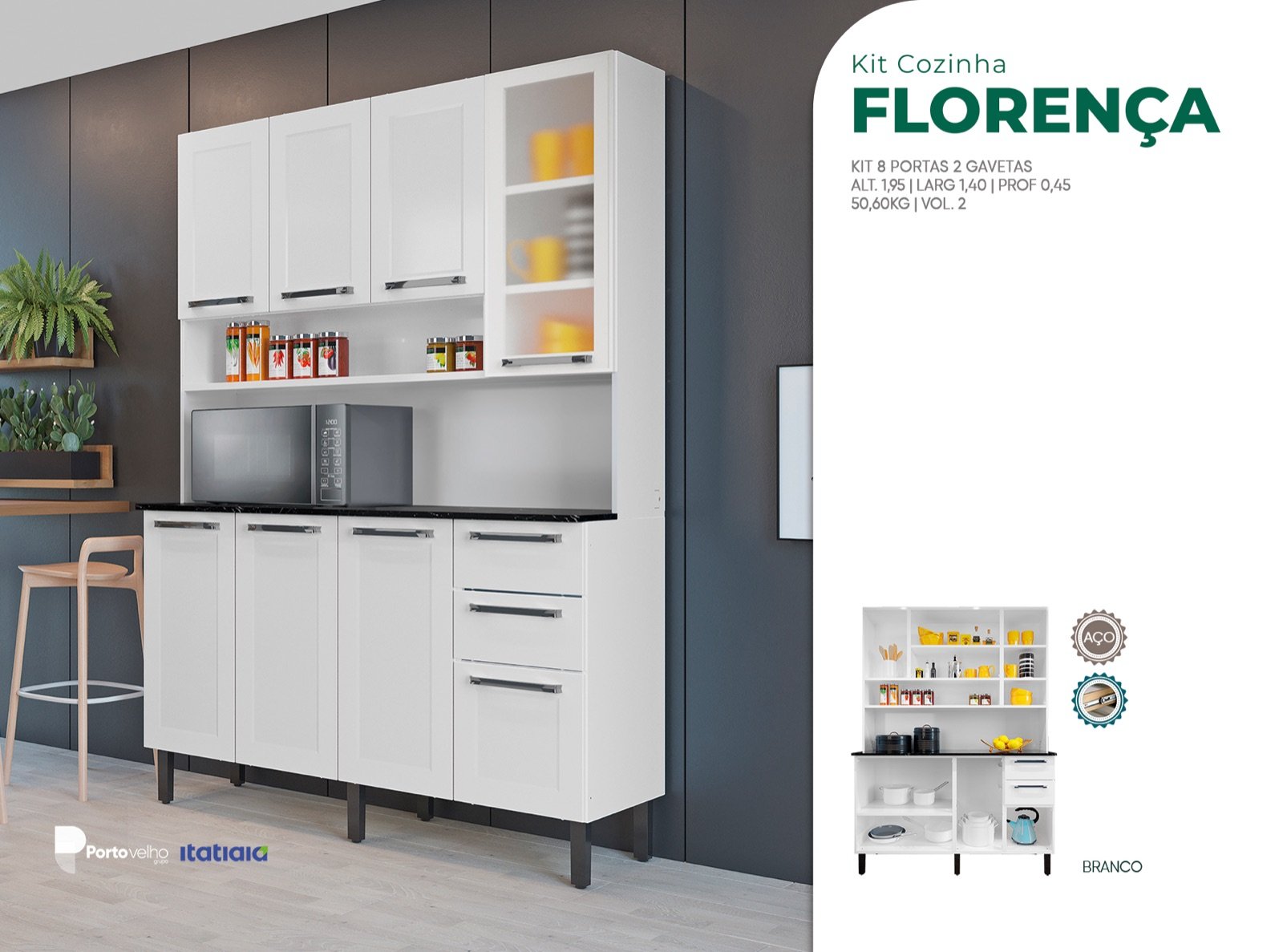 pag_150 Kit Cozinha Florenca 1,40 - Imagem 1