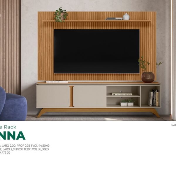 Rack com Painel Senna 2,00m