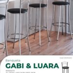 Banqueta Pintada Luara