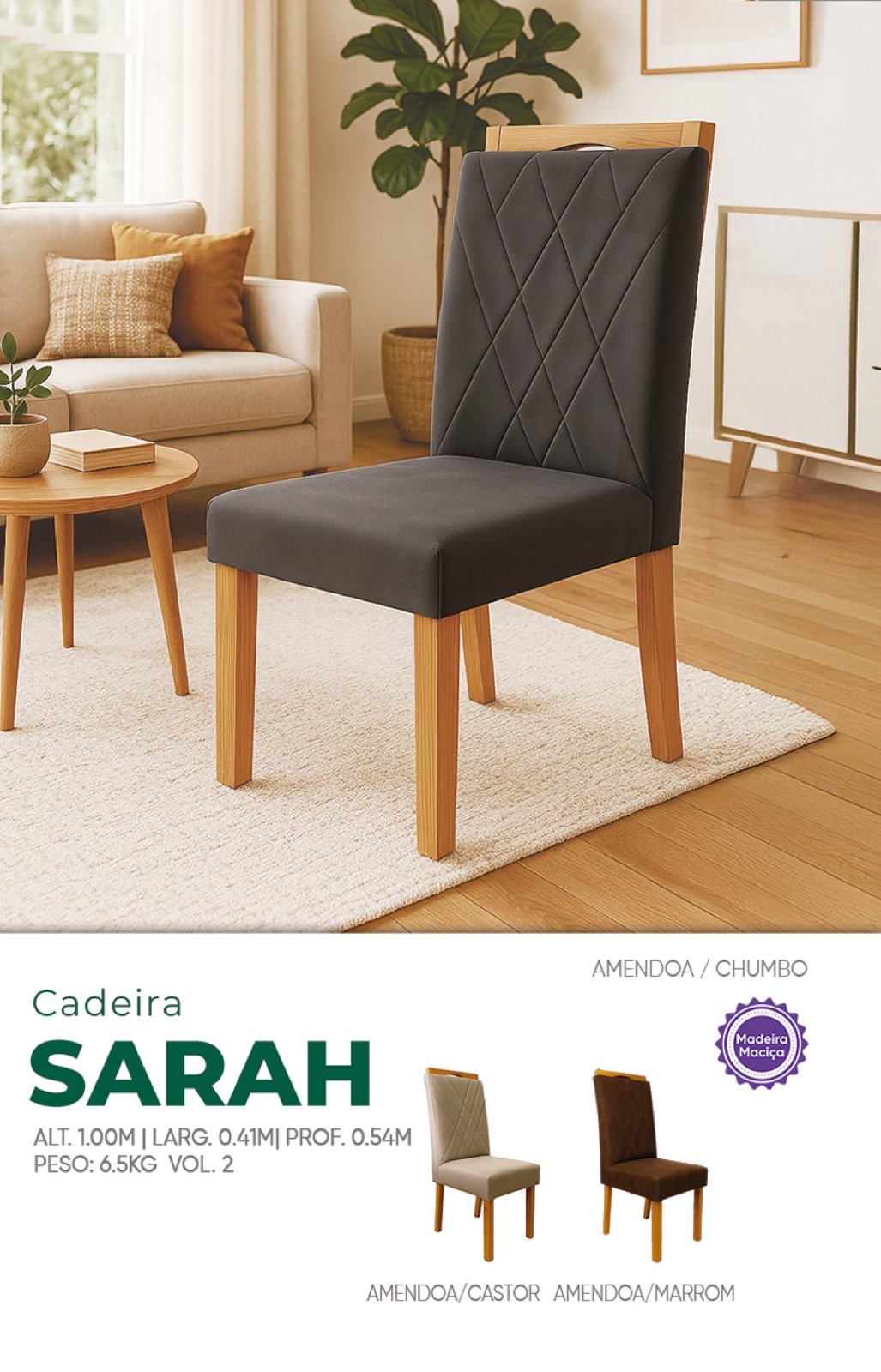suf_218---sarah Cadeira Sarah - Imagem 1