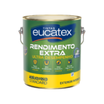 Galão de 3,6 L de Tinta Acrílica Rendimento Extra Eucatex na cor branca