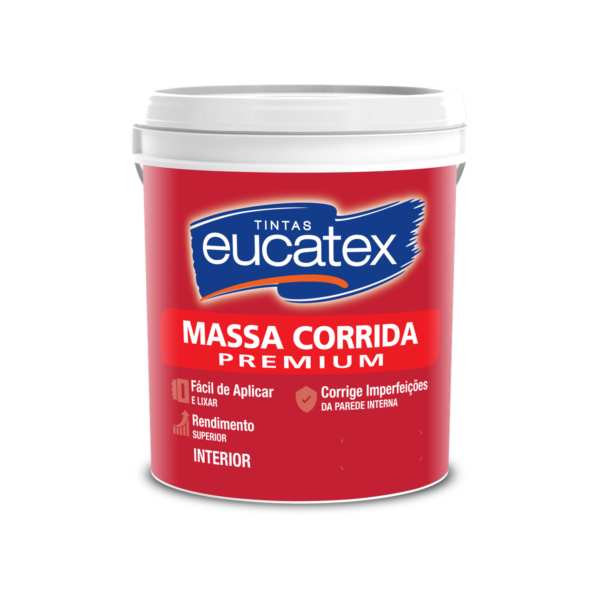 Balde de Massa Corrida PVA Premium Eucatex de 25 kg