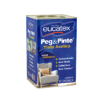Lata de 18 L de Tinta Acrílica Peg & Pinte Eucatex na cor branco neve